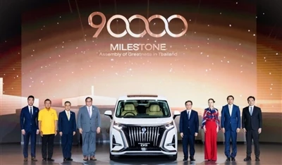 BYD ua kev zoo siab rau ib qho -Xyoo Ib Xyoo Ntawm Kev Ua Haujlwm Hauv Thaib Teb